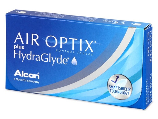 LENTES DE CONTACTO  AIR OPTIX HYDRAGLIDE POR 6 ESFERICOS