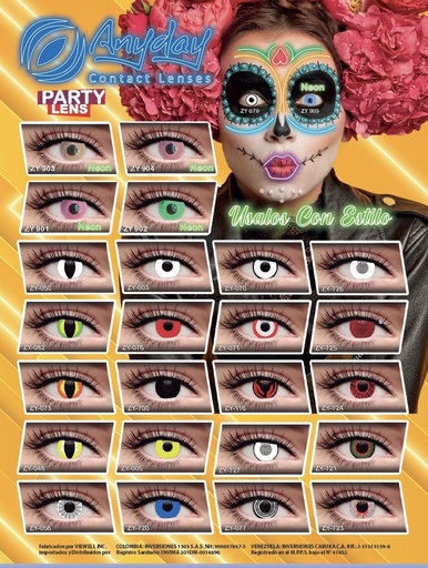 LENTES DE HALLOWEEN